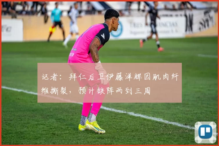 记者：拜仁后卫伊藤洋辉因肌肉纤维撕裂，预计缺阵两到三周